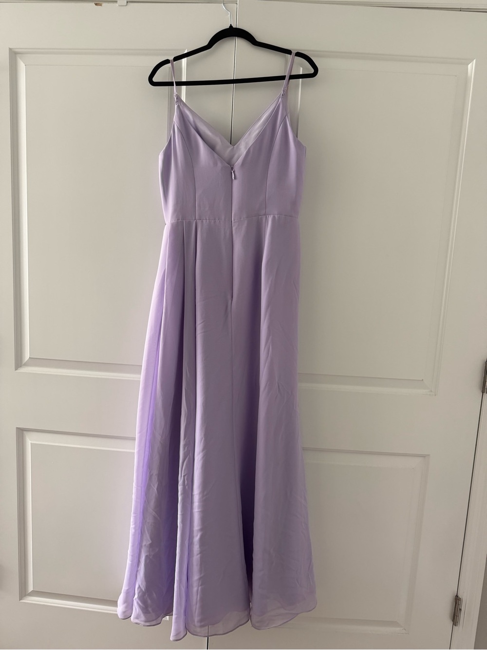 JJs House Lavender Spaghetti-Strap Maxi Gown